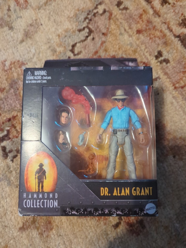 Brand New Sealed Jurassic Park Hammond Collection Dr. Alan Grant Mattel