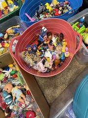 Lg Box Or Appx 3 Lb Of Random Toys For Boys & Girls Fun For Kids Some may be Vtg