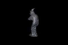 Halloween Witch 60mm black or orange plastic toy soldiers Marx playset