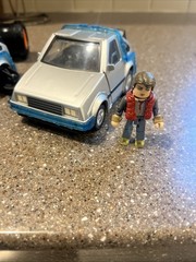 Back to the Future Minimates MARTY MCFLY & DELOREAN MINI-TIME MACHINE BTFF