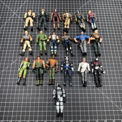 Lot of 19 Early 2000s Cobra Troops (Army Builders Lot) – ALL INCOMPLETE H42