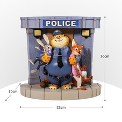 Enesco Zootopia Clawhauser Judy Nick Figure Official Disney Collectible