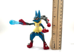 Mega Lucario Pokemon Action Figure 2015 5″ Tall Fully Articulated With Effect