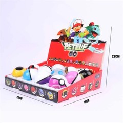12 Pcs/Set Pokemon Toy Pocket Pikachu Action Figure Poke Ball