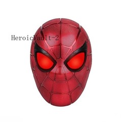 Iron Spider 1:1 Cosplay Electric Touch Blink Helmet ABS Luminous Collection Gift