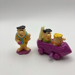 2000 Fred & Barney Car 3″ Burger King & Fred Hardees Action Figure CollectionToy