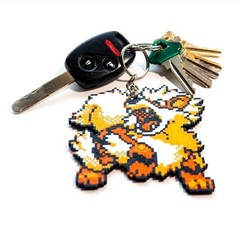 Arcanine, Articuno, Charmander, Dragonite, Jigglypuff, Keychain Pack. 3D Printed