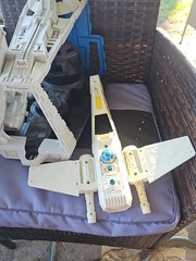 Vintage 1980s Star Wars Lot Of 5 Incomplete Ships 4 Parts Or Restorat Pre Owned