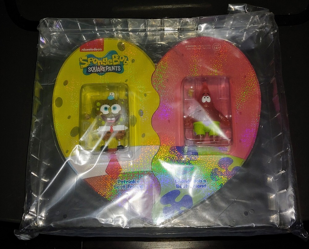 Super7 Spongebob Squarepants and Patrick BFF Glitter 2-Pack SDCC Exclusive
