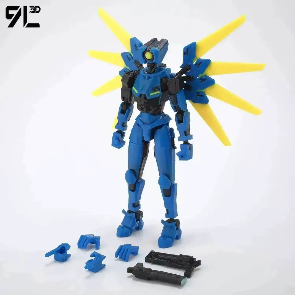 V1 Ultrakill Dummy 13 Figure 3D Print Camera Head Articulated Fidget Desk Toy