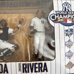 McFarlane World Series Champions 2009 YANKEES Posada Rivera Jeter Pettitte NEW