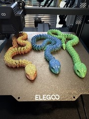 Articulated Snake Craft 3D Surprise Color Printer 60cm