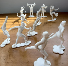 Vintage FULL Of Pepsi 1964 Tokyo Olympic Summer Games Promo Figures + Massage