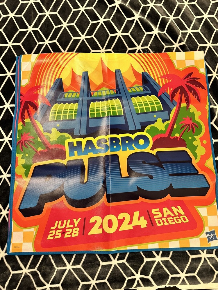 2024 SDCC San Diego Comic Con Hasbro Pulse Store Exclusive Swag Bag Tote 30 X 30