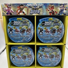 4 Ninja Kidz Shadow Masters Mystery Surprise Figures Series 2 NEW SEALED Collect