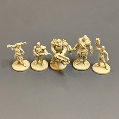 NEW LOT 5 fallout FFG bethesda board game mini figures Rare #a