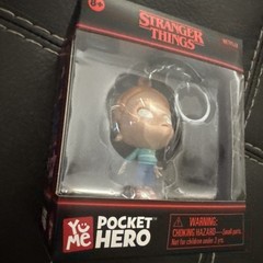 3D Figure Pocket Hero Key Chain – Stranger Things 3″ SD Chibi Max