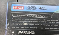 POPMART League of Legends K/DA ALL OUT Series 5Pack BOX Sealed Figure Case Set