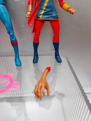 Marvel Legends lot of 3 – DOMINO (2017), MS. MARVEL (2016), DAZZLER (retro 2019)