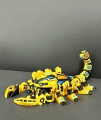 3D Printed Articulated Cyber Scorpion by Flexi, 9″ Full Articulated Fidget Toy