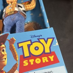 PULL-STRING TALKING WOODY VINTAGE ACTION FIGURE THINKWAY DISNEY NEW PIXAR VTG