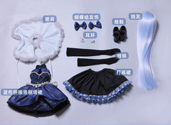 1/4 Shuga Fairy Blue Lolita Dress With Clothes Ball-jointed Doll Action Figure
