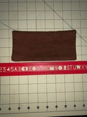 1/6 scale action figures. Horse saddle blanket BROWN (blanket only)
