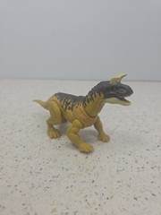 Jurassic World Carnotaurus Dinosaur Figure Mattel 2018 Scan Code Toy 7″ Long