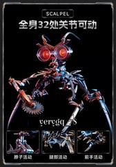 Killerbody Transforms Scalpel Frenzy Action Figure LED Voice Model Toy Xmas Gift