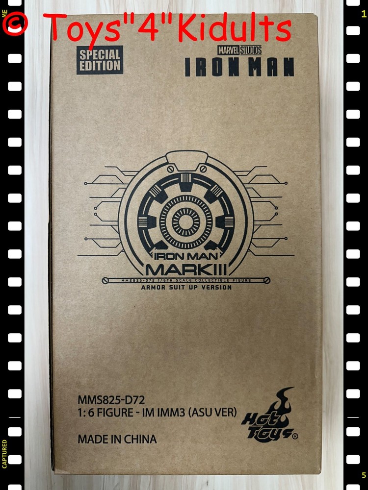 Hot Toys MMS825D72B Iron Man Mark 3 iii (Armor Suit Up Version) Special Edition