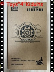 Hot Toys MMS825D72B Iron Man Mark 3 iii (Armor Suit Up Version) Special Edition