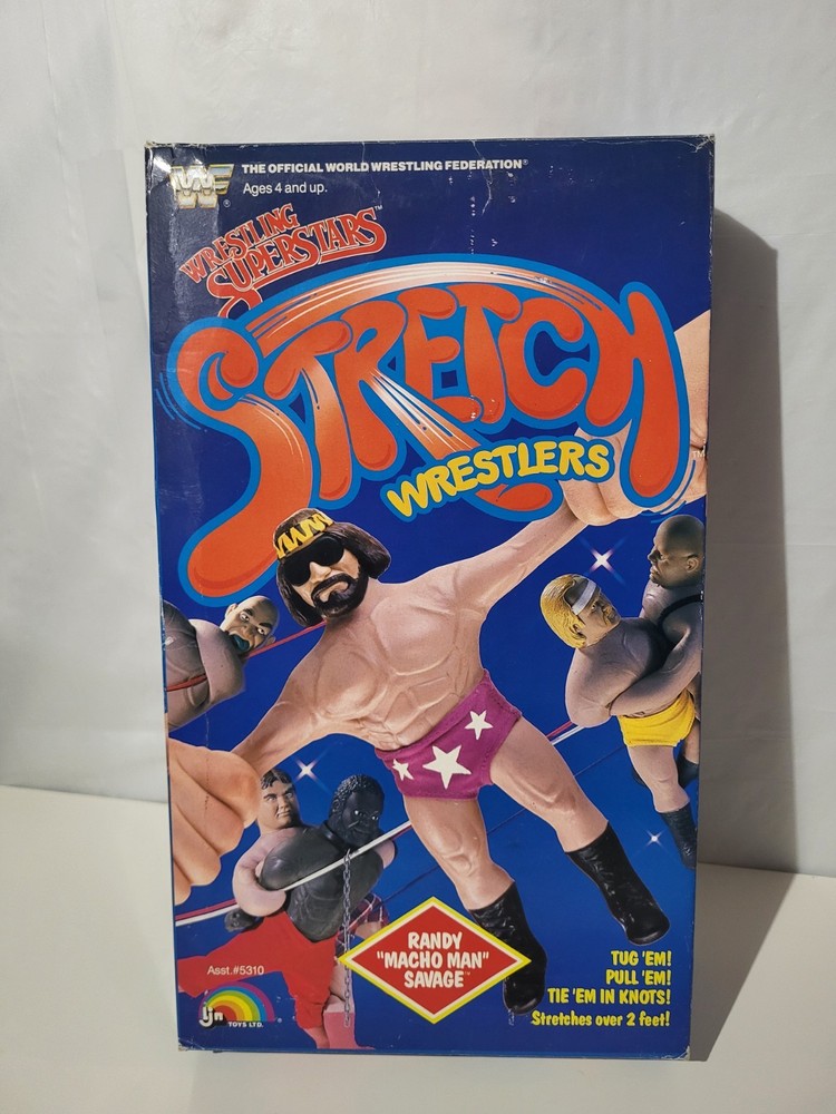 LJN WWF Wrestling Superstars Stretch Wrestlers Randy Macho Man Savage Box Only