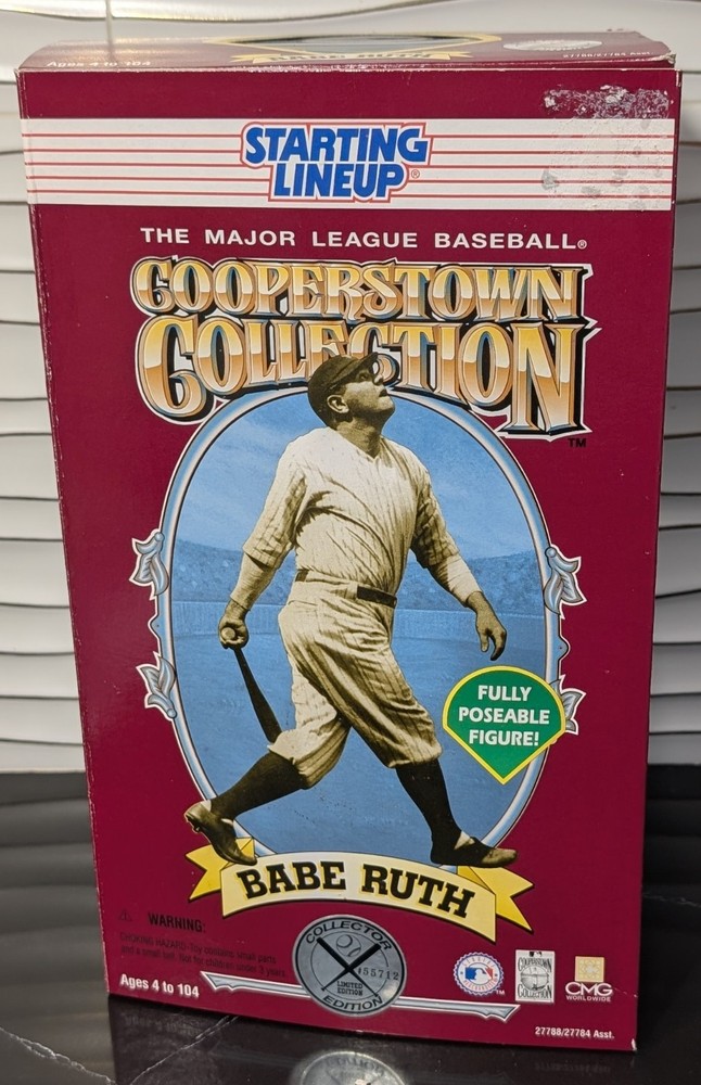 starting lineup cooperstown collection babe ruth