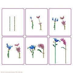 LOT OF 5!!!! MAX Build More Flowers Capsule – Long Flowers RANDOMLY CHOSEN