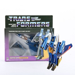 Transformers G1 Decepticon Warrior Thundercracker Toy Figures Reissue Gift