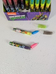 Teenage Mutant Ninja Turtles Rocket Eraser Full Retail Box 36 Count Nickelodeon