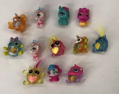 Lot Of 141 Mixed Hatchimals Colleggtibles: Purple, Gold, Silver, Green, Wings +