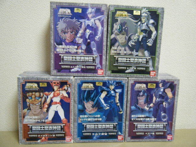BANDAI Saint Seiya Myth Cloth Bronze series Unicorn Lionet Wolf Hydra Bear set