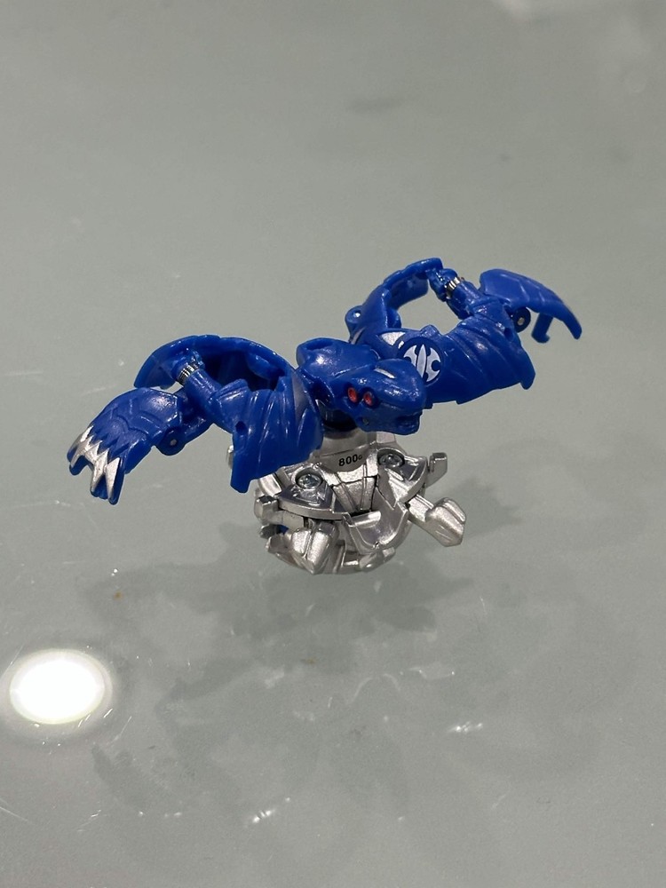 Bakugan Mechtanium Surge Aquos Bolcanon 800G Blue & Silver