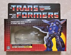 TRANSFORMERS G1 AUTOBOT TRACKS BOX, INSERTS, BUBBLE, & MANUAL NEW! ROBOT