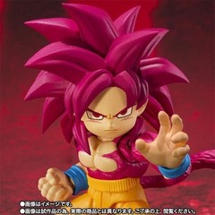 Bandai S.H.Figuarts Super Saiyan 4 Son Goku MINI Dragon Ball DAIMA Action Figure
