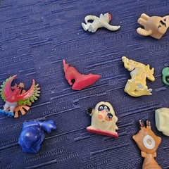 Small Figures, Lot of 30, Most About 1-Inch In Length, Mostly Pokémon, See Pics