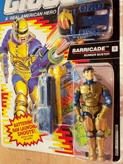 1991 GI JOE 3 Action Figure LOT Barricade Wild Bill Firefly A Real American Hero