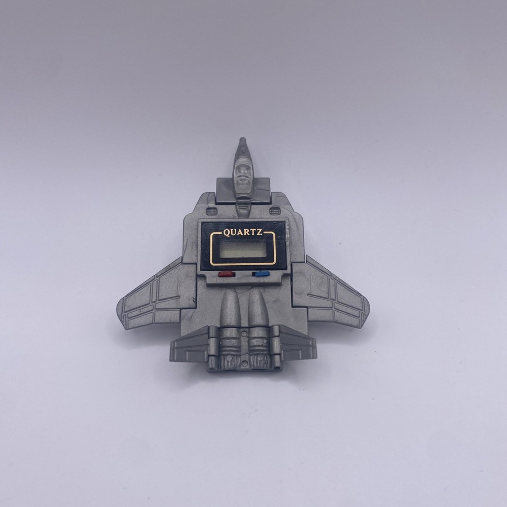 Vintage transforming Fighter Jet Watch Grey Color – No band
