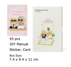 KAKAO Friends Happy WEDDING BRICK Figure DIY Blocks *US-duty Paid