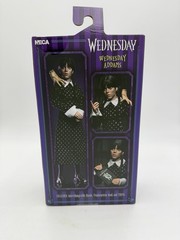 NECA Toys Wednesday Addams Clothed Action Figure Classic Dress Sealed NIB