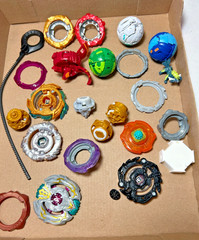 Beyblade Lot Metal & Plastic Parts Pieces, Launcher Action Game