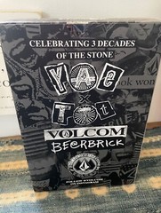 Factory sealed bearbrick volcom 30th anniversary 400% and 100%