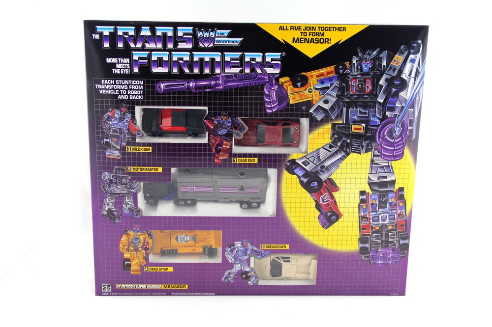 Transform G1 Menasor reissue brand new Gift enhanced package with BOX