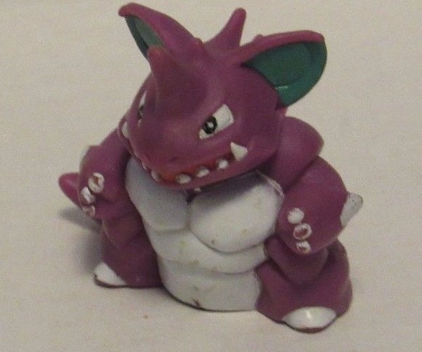 1996 Pokemon Finger Puppet Nidoking Figure Gotta Catch em All Nintendo Bandai #1